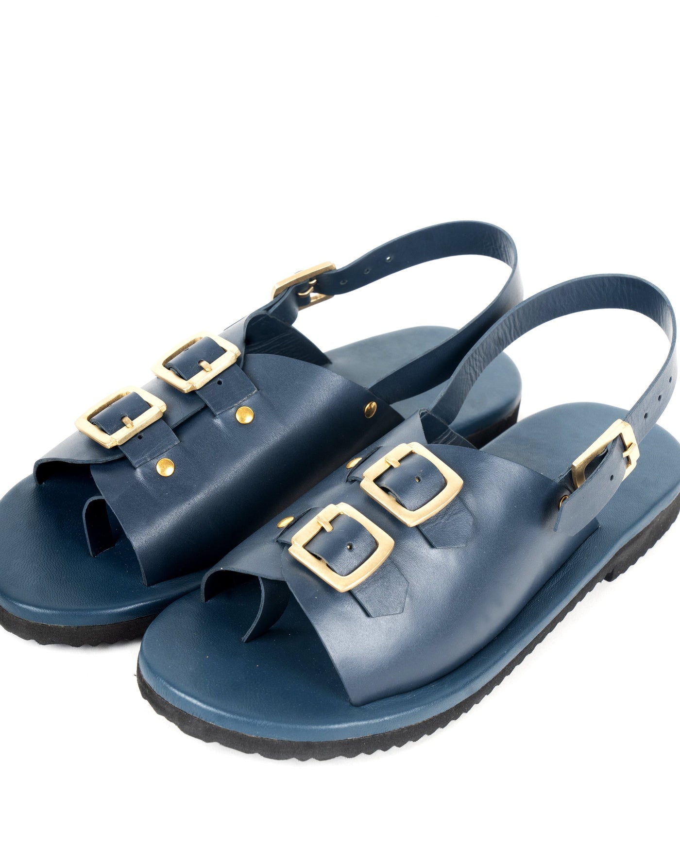 Double Buckle Envelope Sandals Men