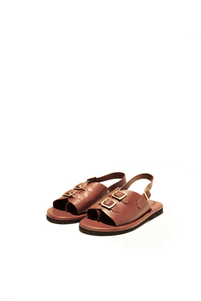 Double Buckle Women's Envelope Sandals