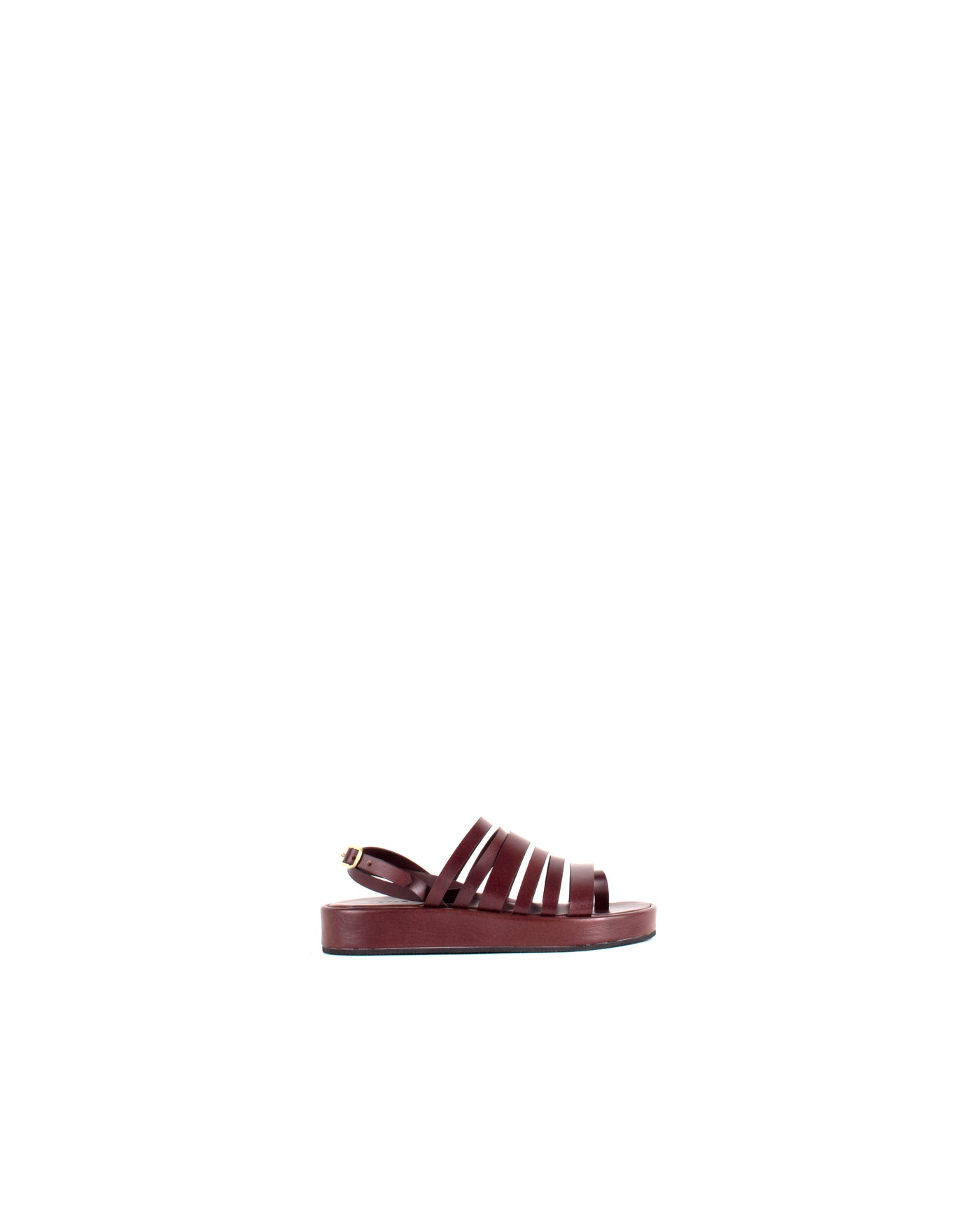 Ankle Strap Platforms Plum