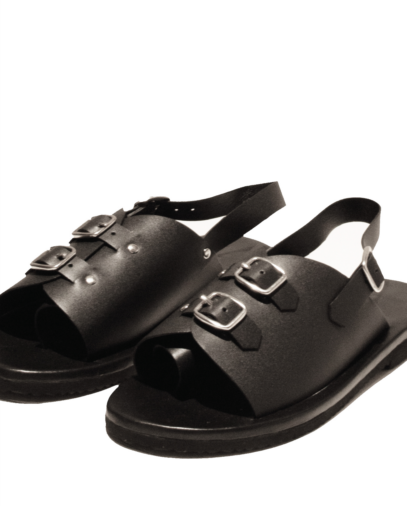 Double Buckle Men's Envelope Sandals