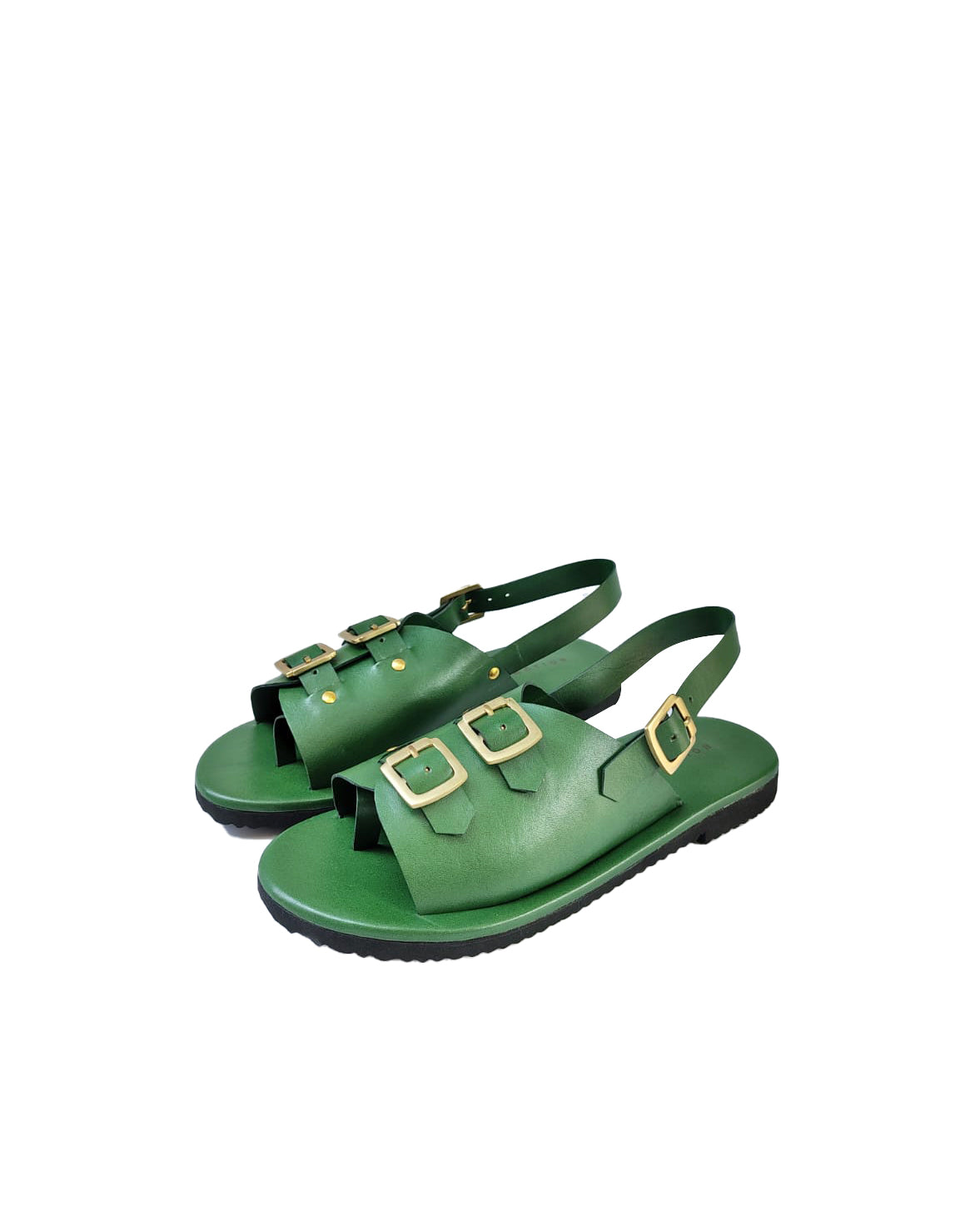 Double Buckle Envelope Sandals Women