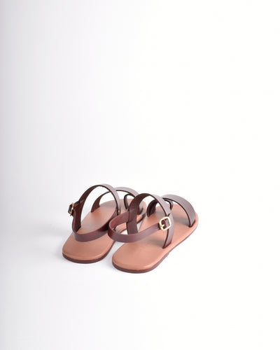 Horizontal Dual Strap Sandals