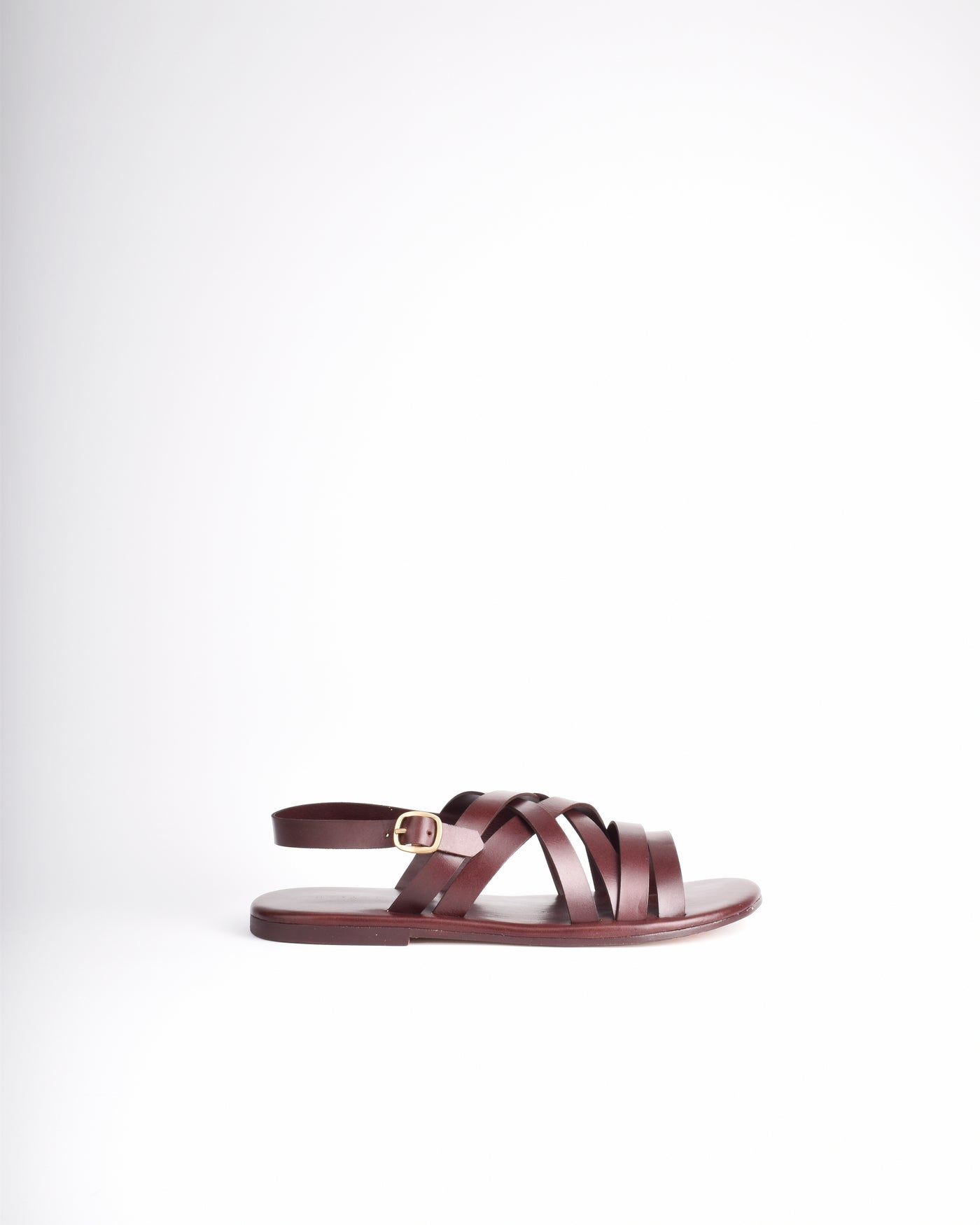 Black Yara Asymmetric Strappy Sandals - CHARLES & KEITH IN