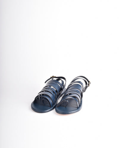 Ankle Strap Sandals Navy