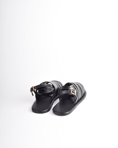 Ankle Strap Sandals Black